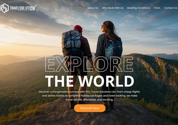 RSJ Travel Solutions — project screenshot